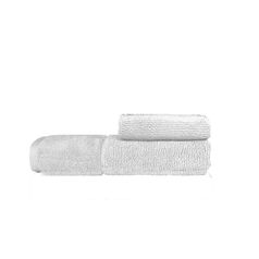 Toalha rosto e banho Amber Still - Branco